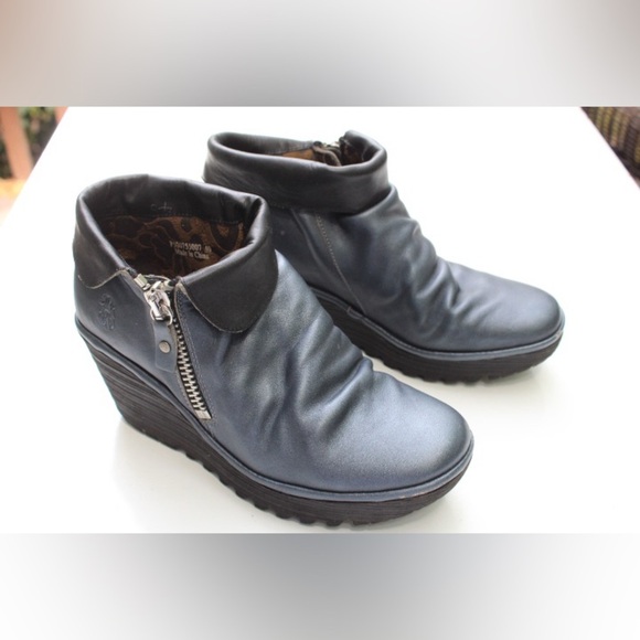 Fly London wedge booties Yoxi - Picture 1 of 10